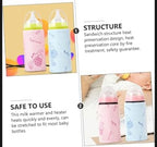 Portable USB Baby Bottle Warmer | USB Milk Warmer Sleeve & Bottle Heating Bag | Travel Baby Bottle Warmer for Home & Outdoor Use