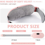 USB Rechargeable Heating Belt for Period Comfort – Electric Waist & Stomach Heating Pad with Adjustable Heat Levels for Girls & Women