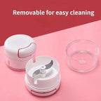 Mini Garlic Chopper | Manual Hand Pull Food Processor for Vegetables, Onion & Meat | Compact Kitchen Chopper & Multi-Purpose Mini Food Cutter