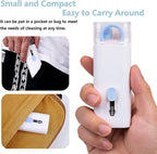 7-in-1 Computer Keyboard Cleaning Brush Kit | Earphone Cleaning Pen & Keycap Puller Tool | Portable Multi-Purpose Gadget Cleaner for Laptop, PC, Monitor & Mobile Accessories