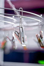 Pack of 20 Stainless Steel Clothes Clips | Rustproof Heavy-Duty Clothespins | Multipurpose Laundry & Cloth Hanging Pegs for Indoor & Outdoor Use