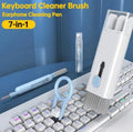 7-in-1 Computer Keyboard Cleaning Brush Kit | Earphone Cleaning Pen & Keycap Puller Tool | Portable Multi-Purpose Gadget Cleaner for Laptop, PC, Monitor & Mobile Accessories