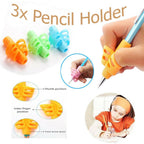 Pencil Grip for Kids Handwriting (1 Piece) | Ergonomic Silicone Pencil Grip | Finger Guide Writing Aid Grip for Learning to Write
