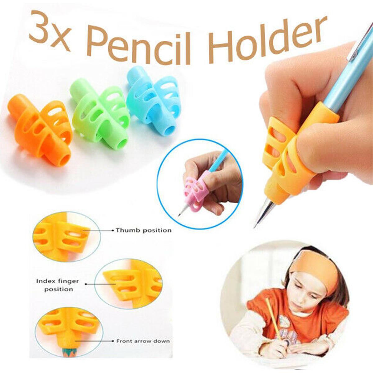 Pencil Grip for Kids Handwriting (1 Piece) | Ergonomic Silicone Pencil Grip | Finger Guide Writing Aid Grip for Learning to Write