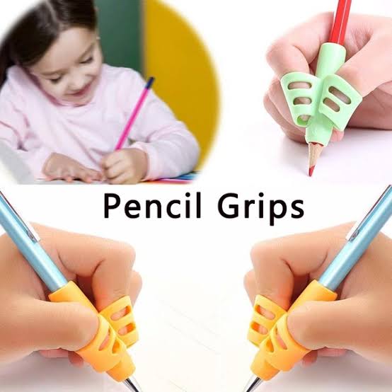 Pencil Grip for Kids Handwriting (1 Piece) | Ergonomic Silicone Pencil Grip | Finger Guide Writing Aid Grip for Learning to Write