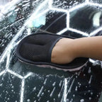 Super Soft Woolen Car Cleaning Glove | Scratch-Proof Wash Mitt for Car Glass & Body | Reusable Microfiber Auto Cleaning Mitt for Car Washing & Detailing in Pakistan