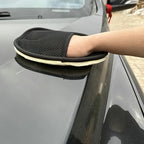 Super Soft Woolen Car Cleaning Glove | Scratch-Proof Wash Mitt for Car Glass & Body | Reusable Microfiber Auto Cleaning Mitt for Car Washing & Detailing in Pakistan